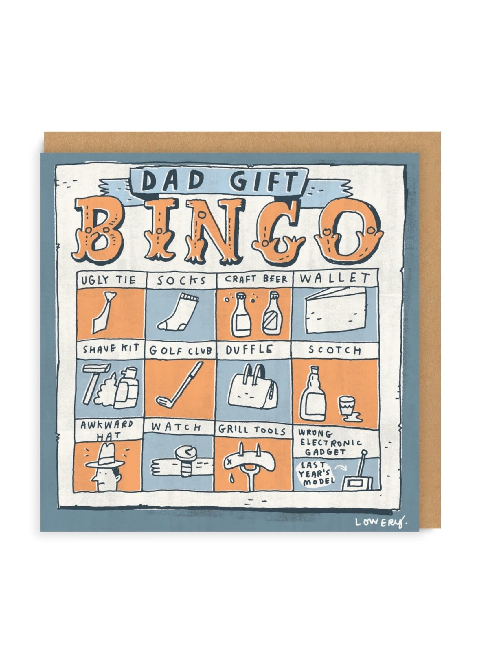 A Perry & Co Ltd Dad Gift Bingo Greetings Card