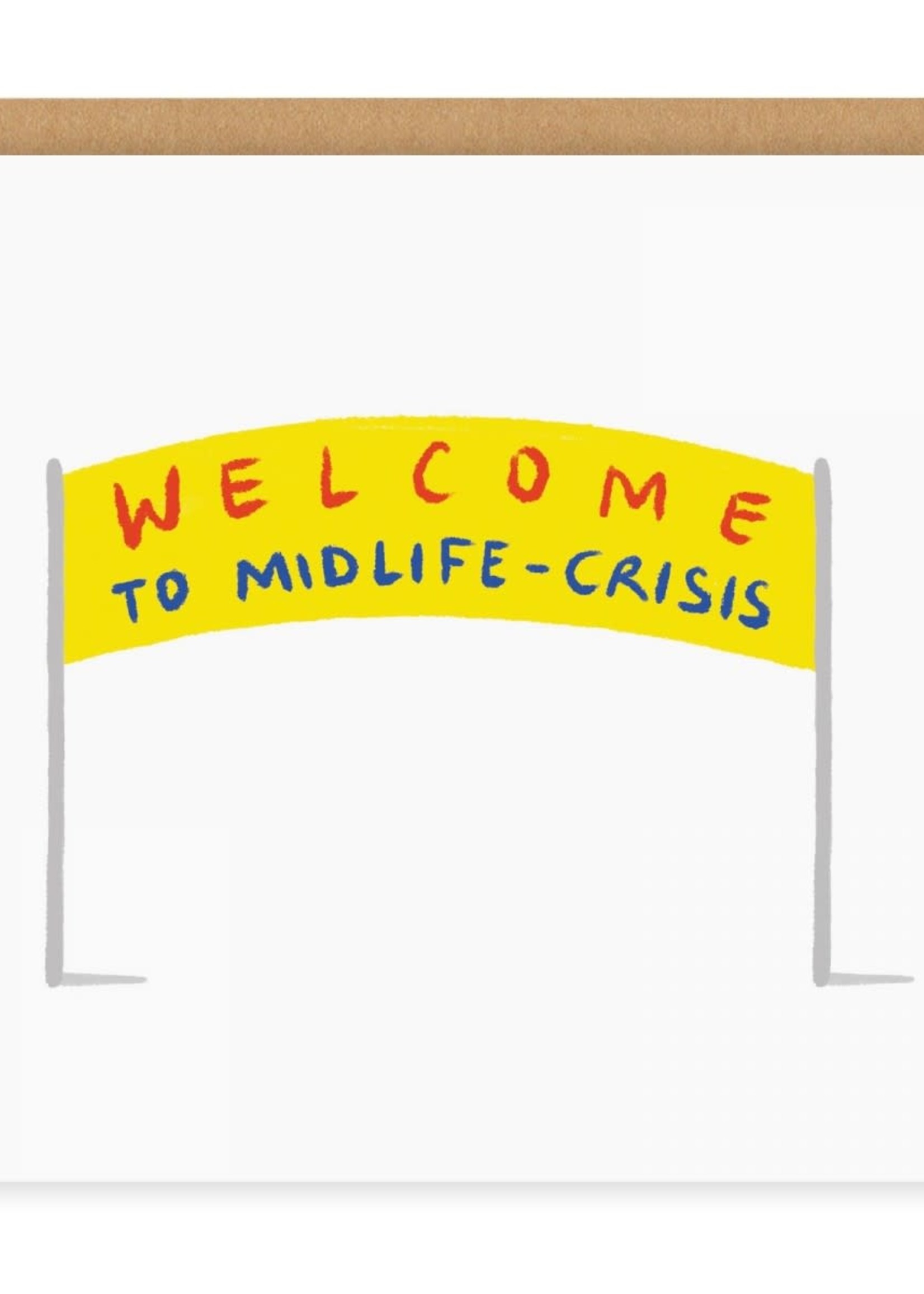 Ohh Deer Welcome To Midlife Crisis Greetings Card
