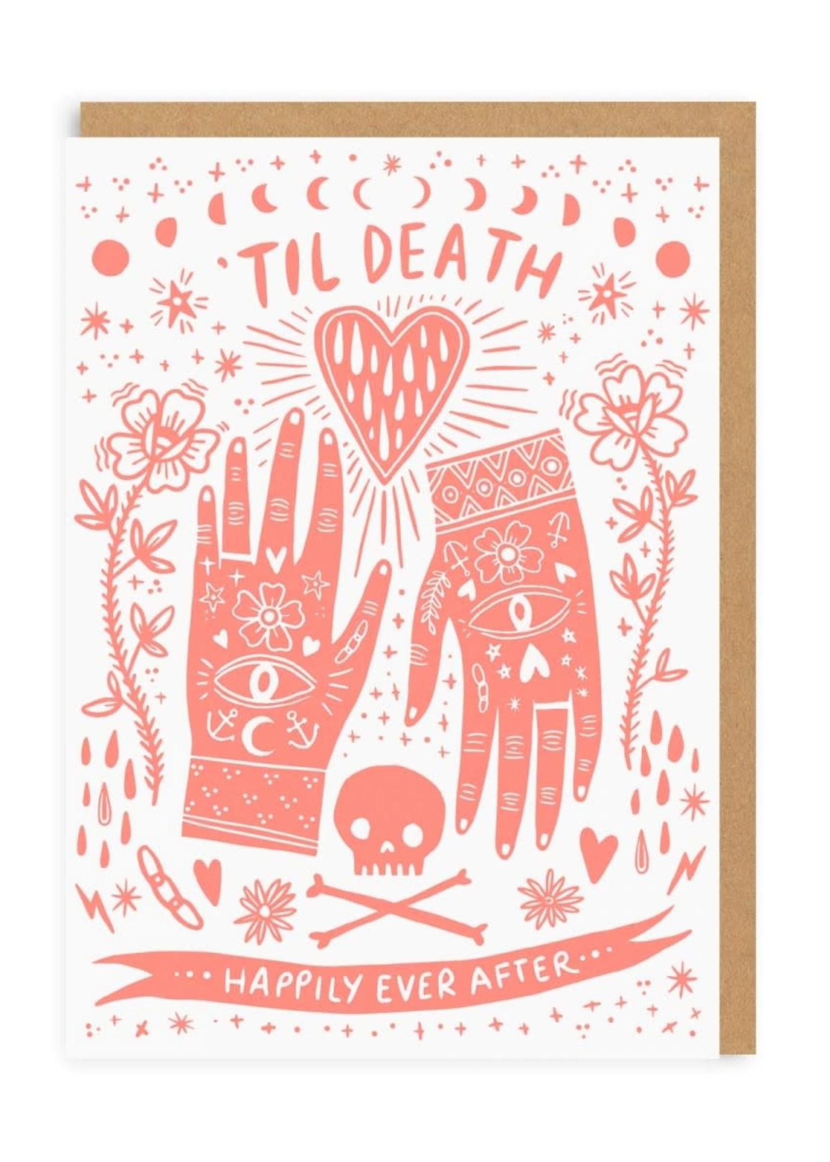 Ohh Deer Til Death Happily Ever After Greetings Card