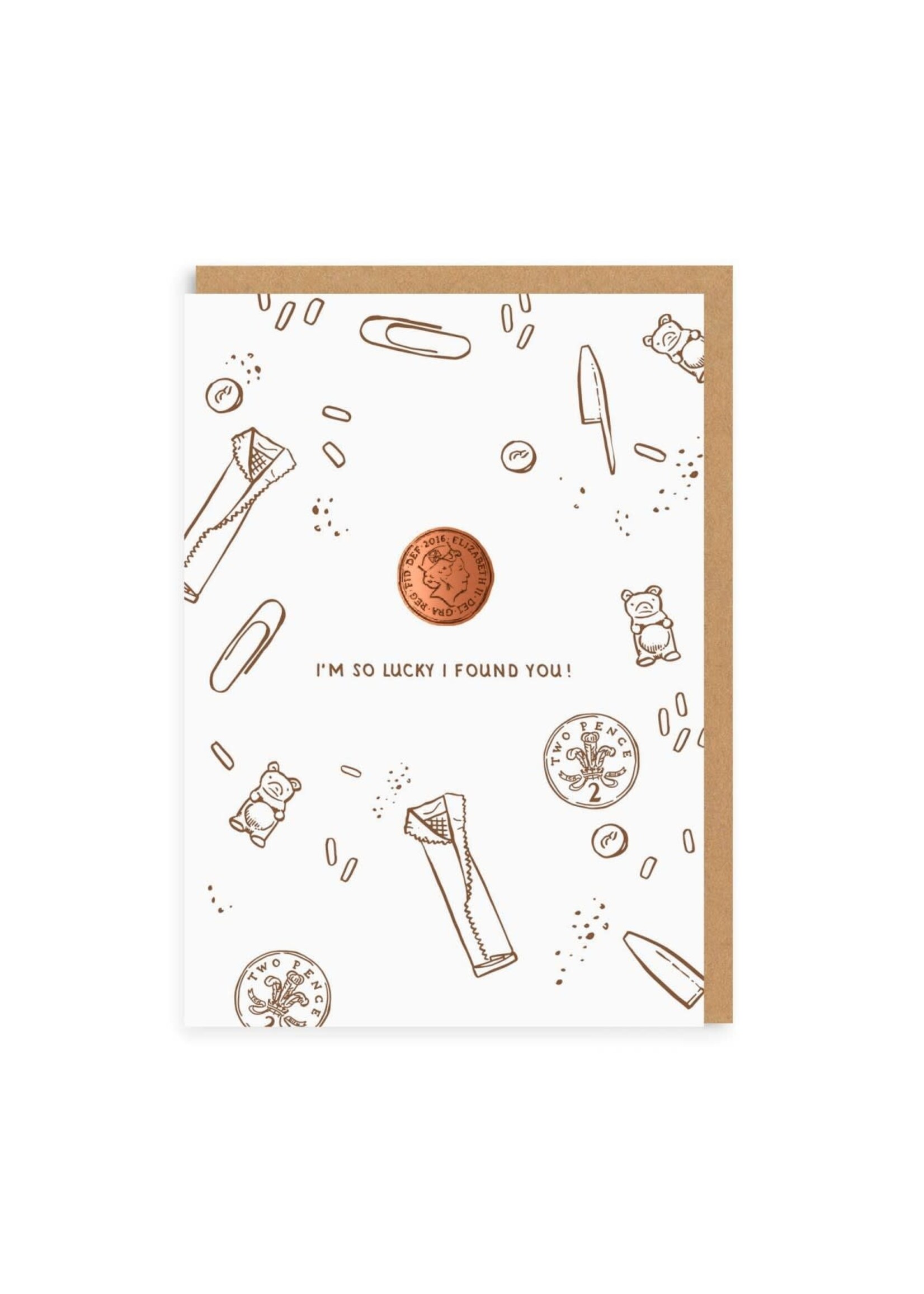 Ohh Deer Lucky Penny Greetings Card