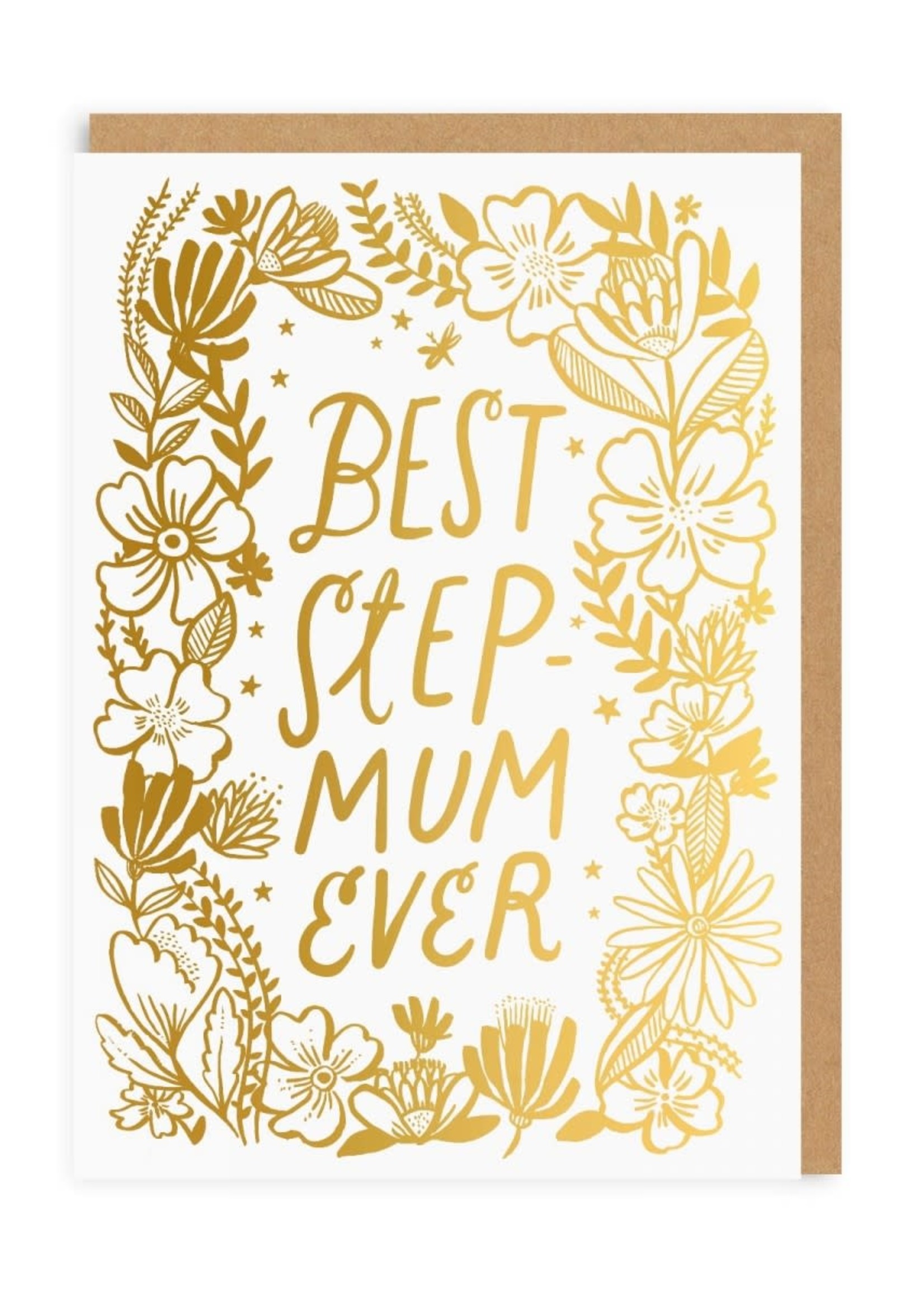 Ohh Deer Best Step Mum Ever Greetings Card