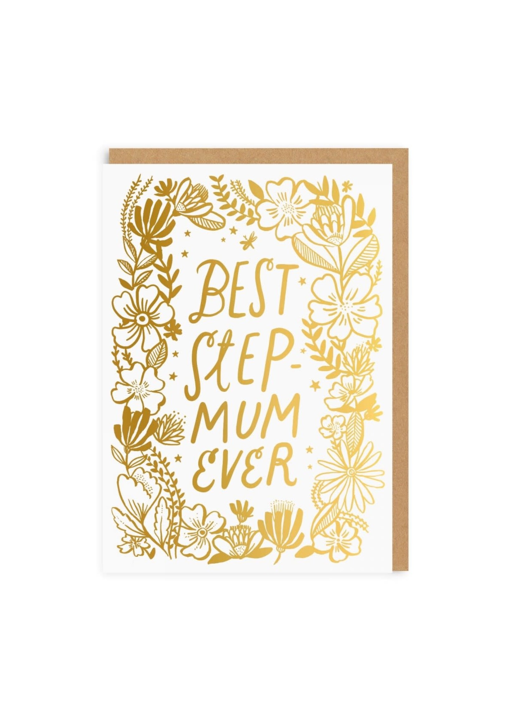 Ohh Deer Best Step Mum Ever Greetings Card