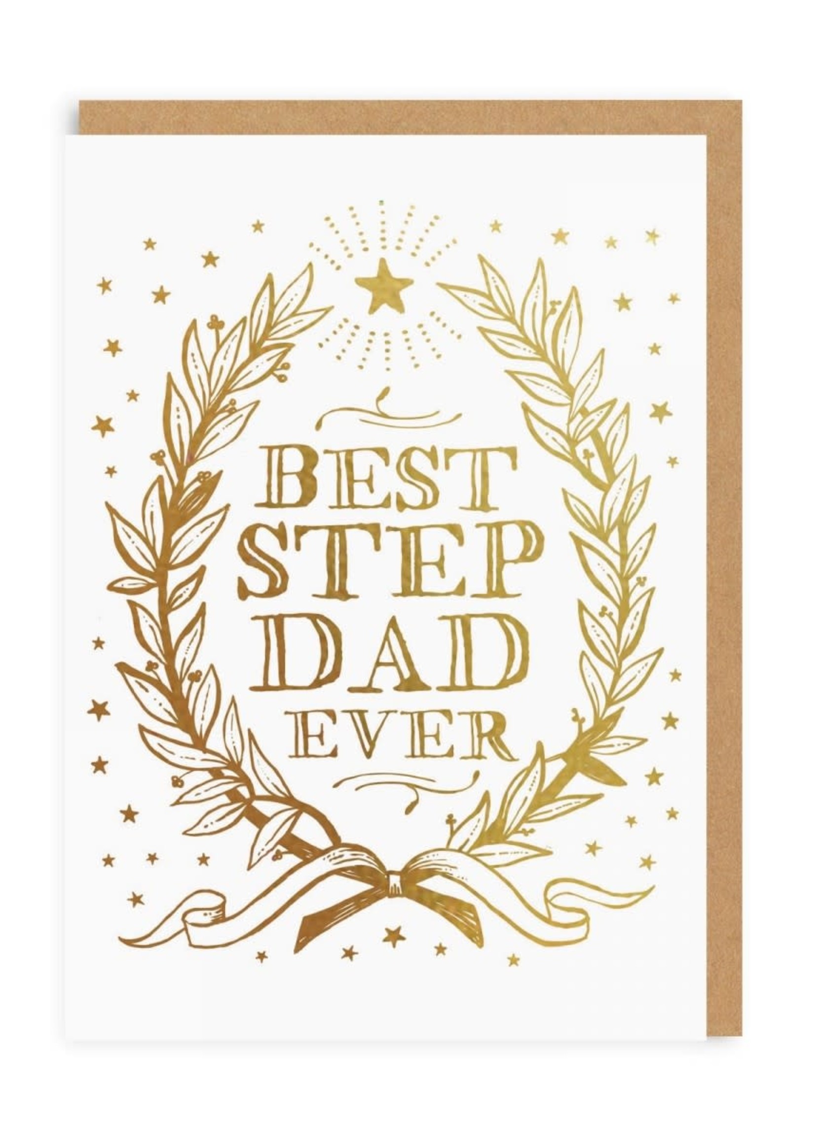 Ohh Deer Best Step Dad Ever Greetings Card