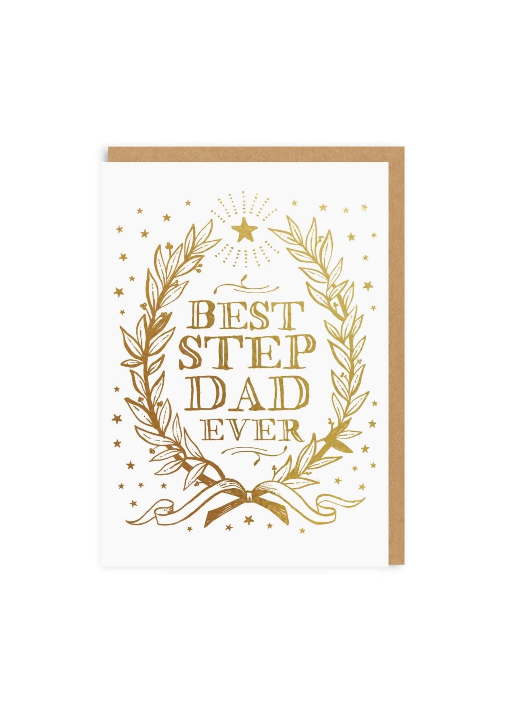 Ohh Deer Best Step Dad Ever Greetings Card