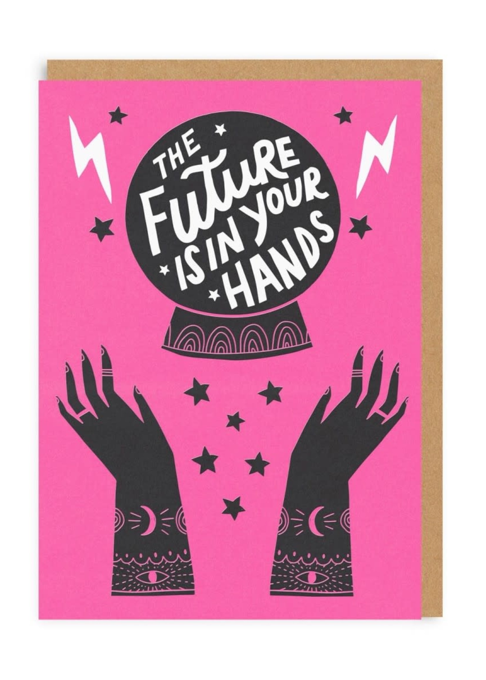Ohh Deer The Future Is In Your Hands Greetings Card