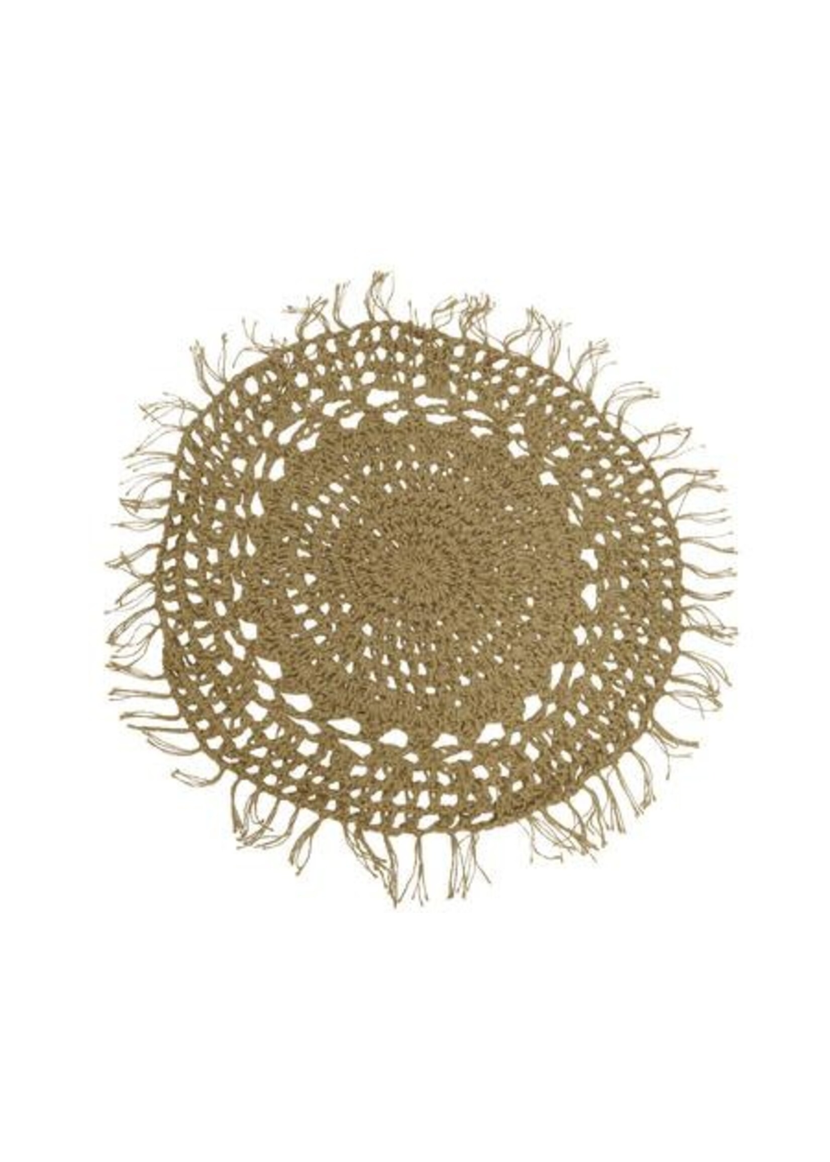 KaemingkS9 Kaemingk Crochet Round Rug 60cm