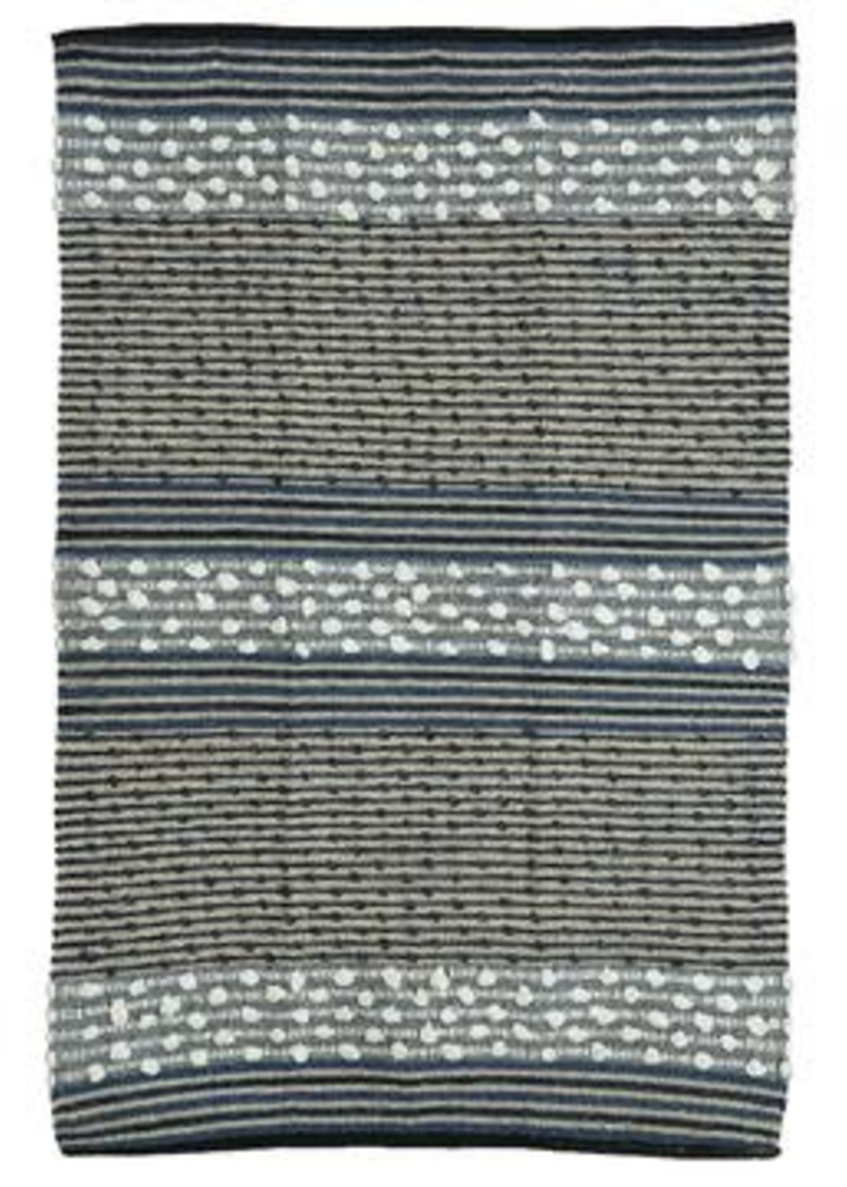 KaemingkS9 Kaemingk Cotton Rug Blue 180 x 120cm