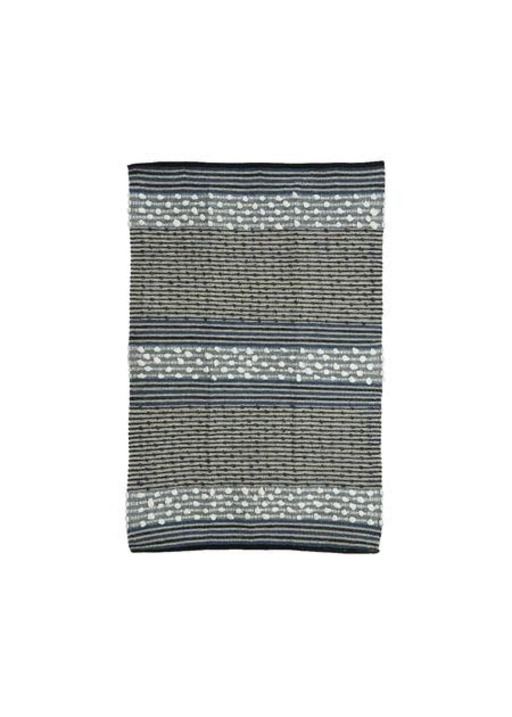 KaemingkS9 Kaemingk Cotton Rug Blue 180 x 120cm