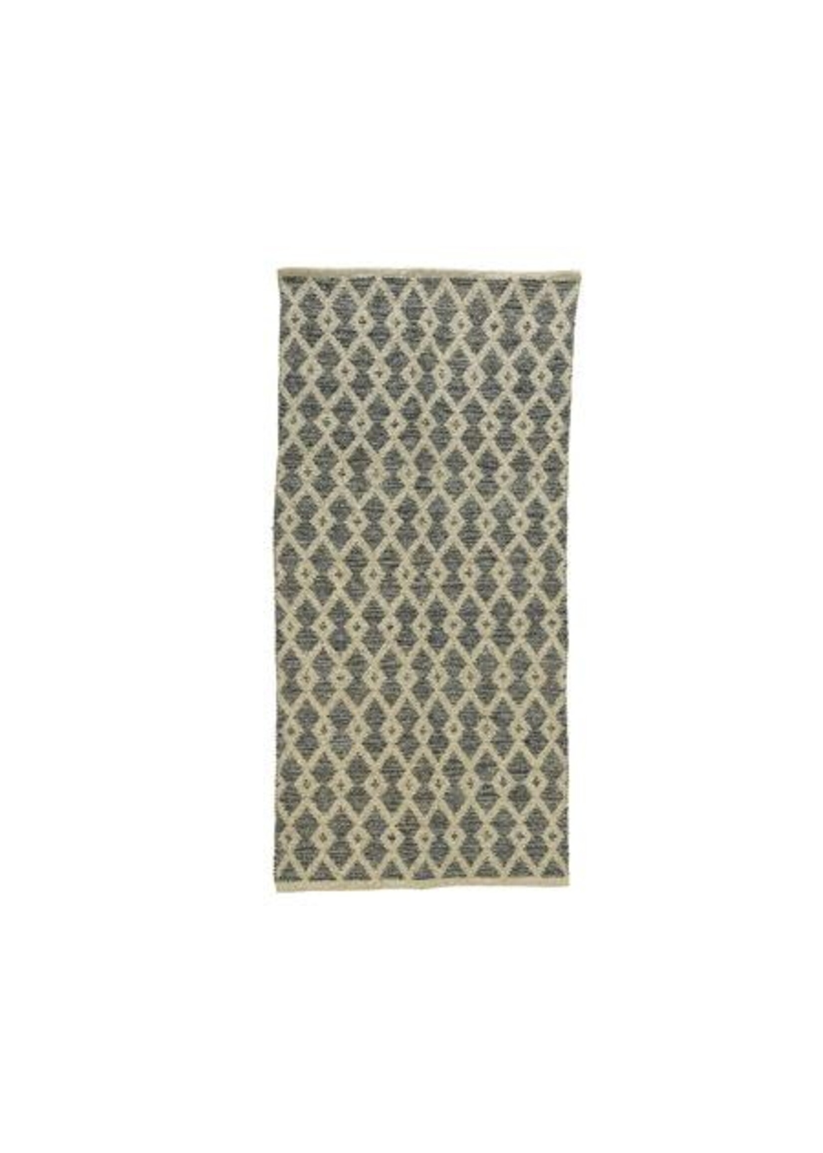 KaemingkS9 Kaemingk Cotton Runner Rug Blue 140 x 75cm