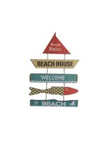 KaemingkS9 Kaemingk Beach Sign 38.5 x 4.5x 58.5