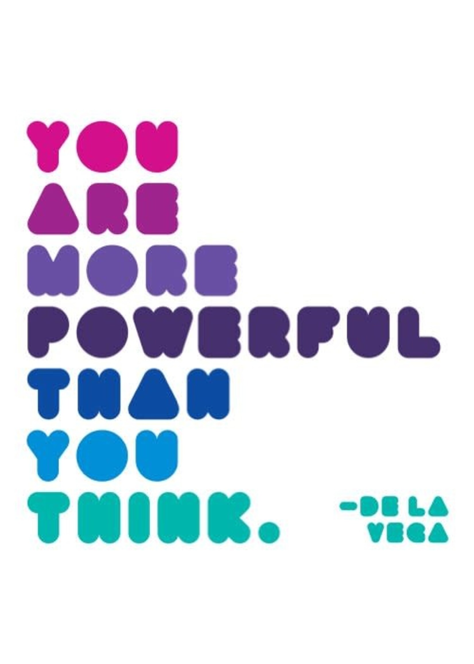 Quoteable Quotable Stickers - You are more powerful than you think