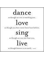 Quoteable Quotable Stickers - Dance, Love, Sing and Live