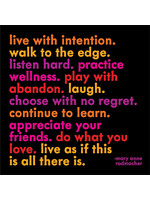 Quoteable Quotable Stickers - Live with intention.