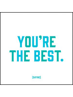 Quoteable Card & envelope - You're the best