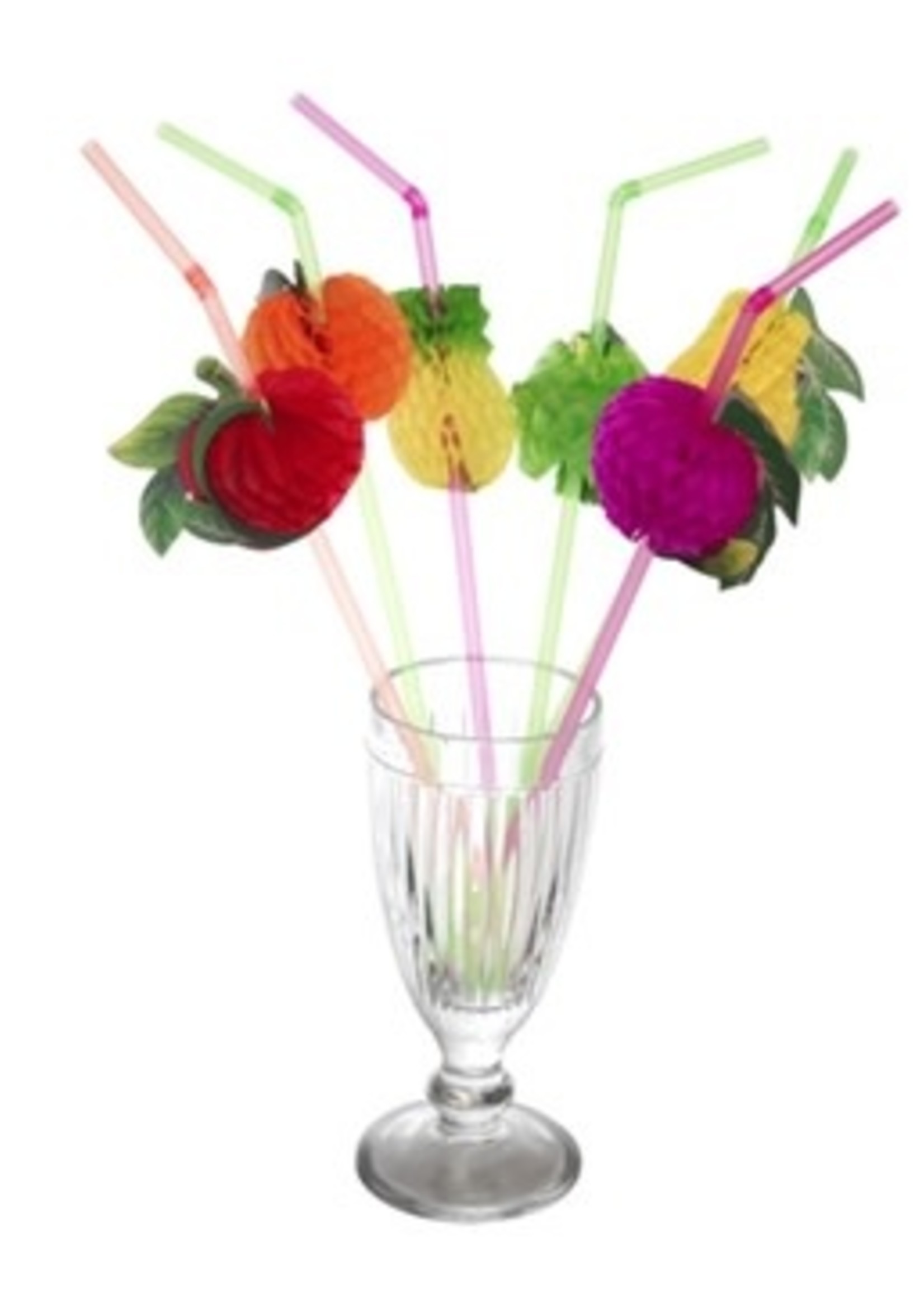 Rex Fruit honeycomb large straws