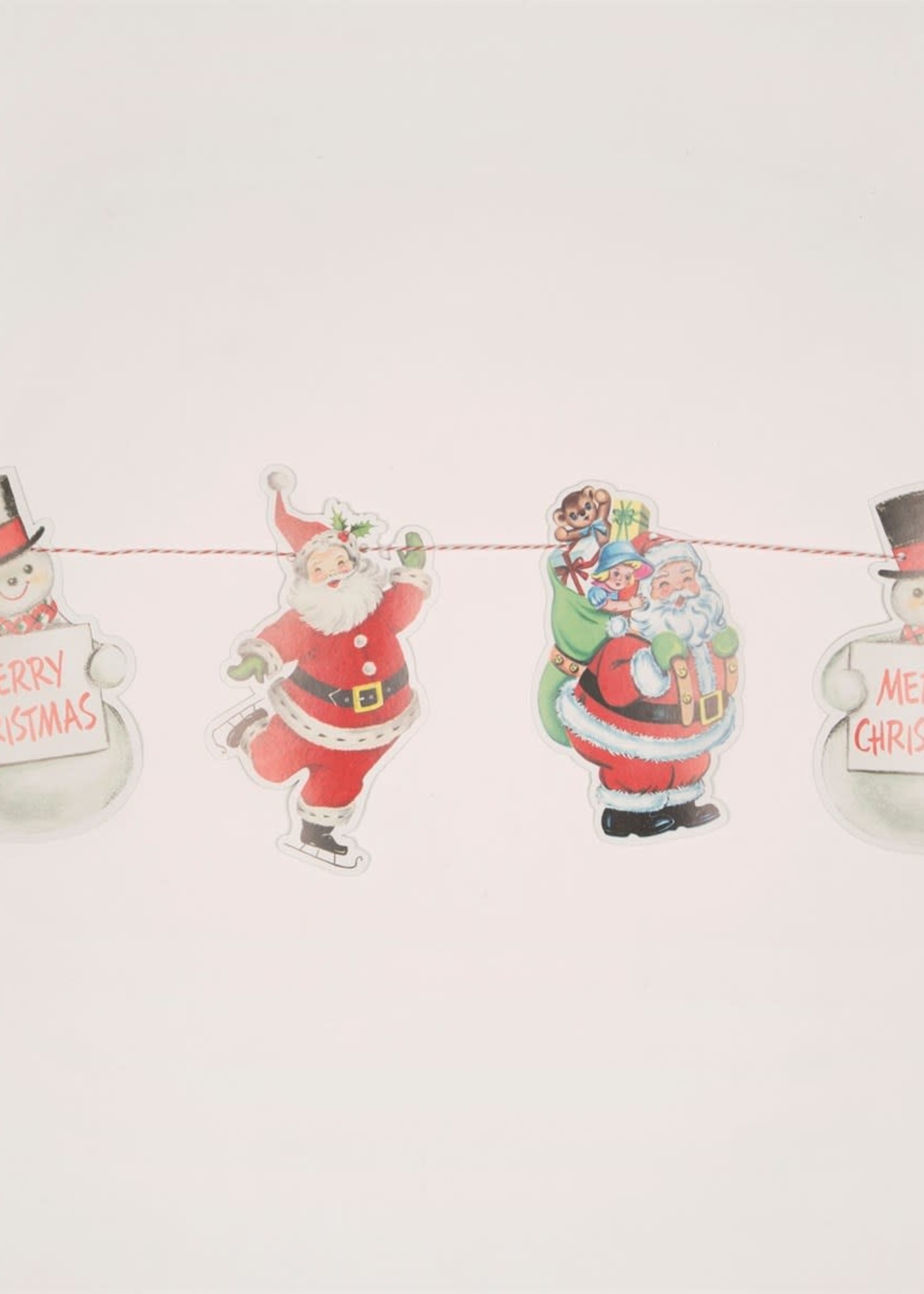 Sass & Belle Retro Christmas Paper Bunting