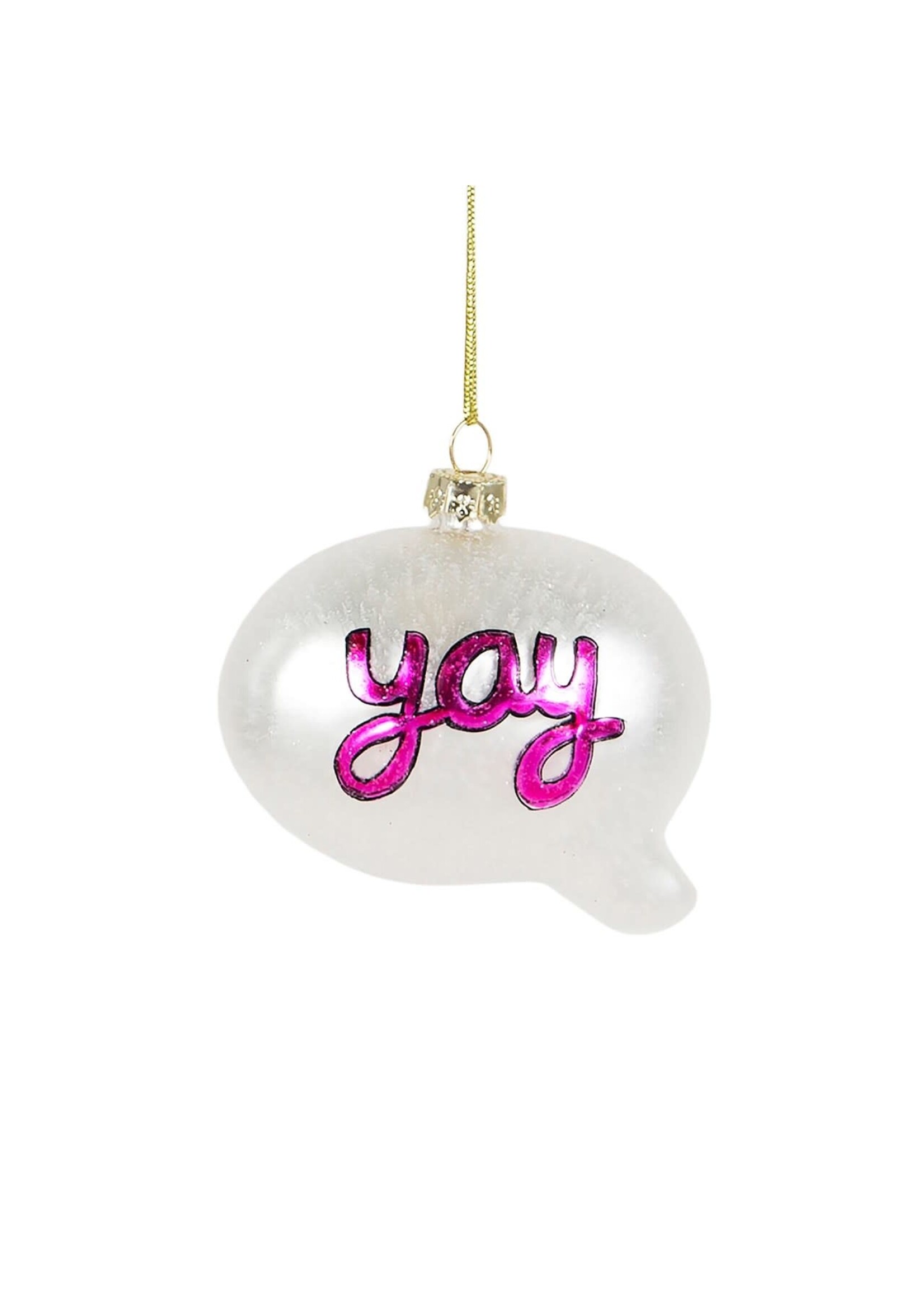 Sass & Belle yay Speech Bubble Bauble