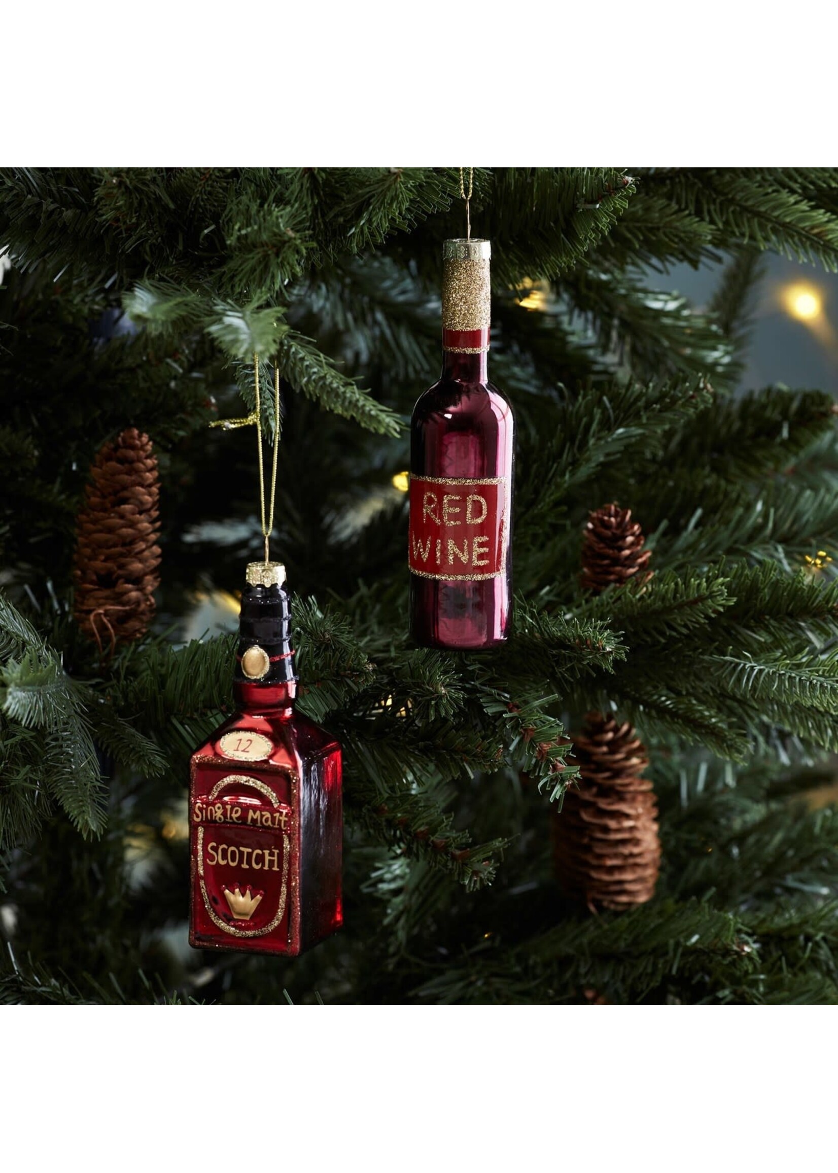 Sass & Belle Scotch Bottle Bauble