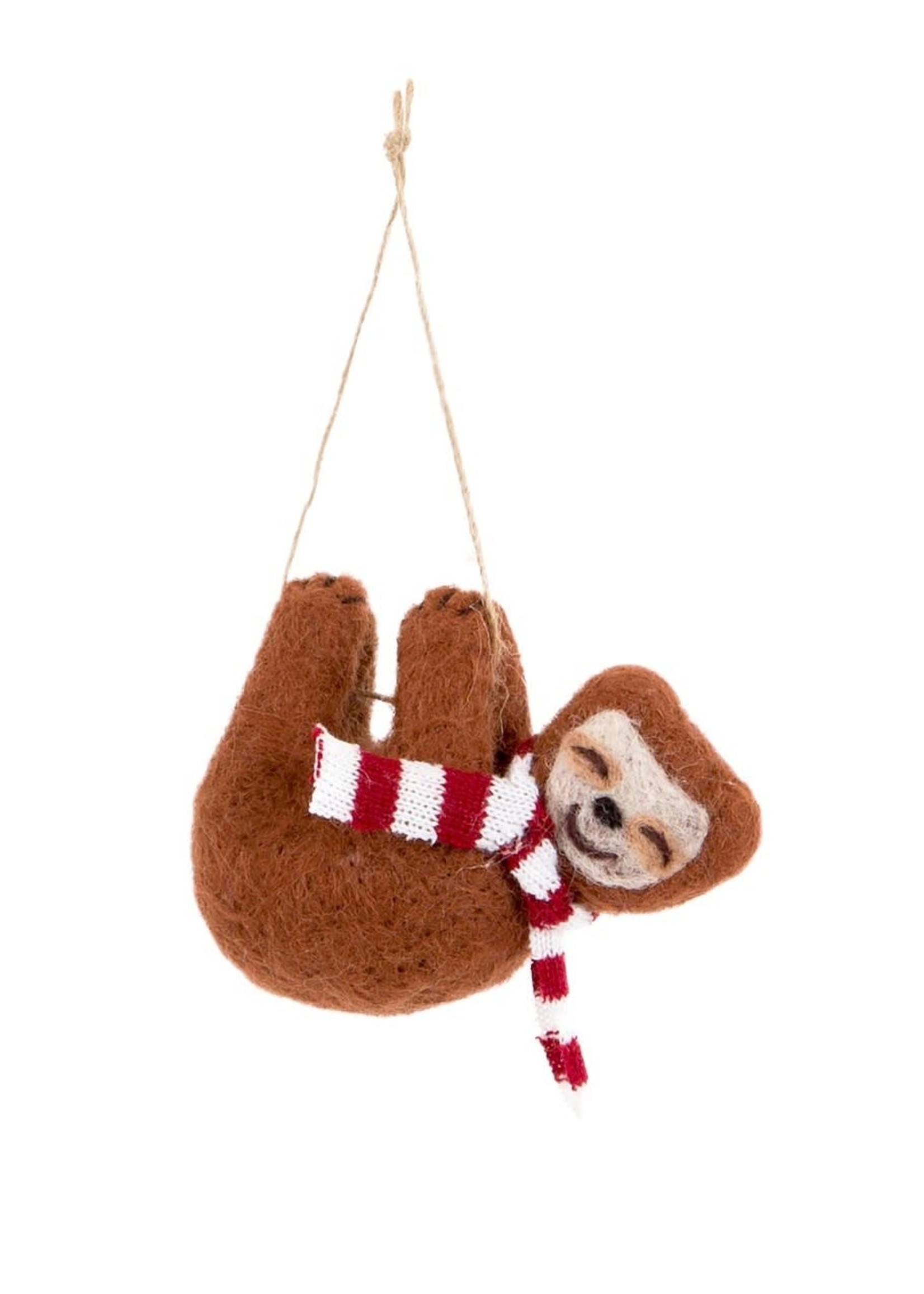 Sass & Belle Felt Sloth Bauble