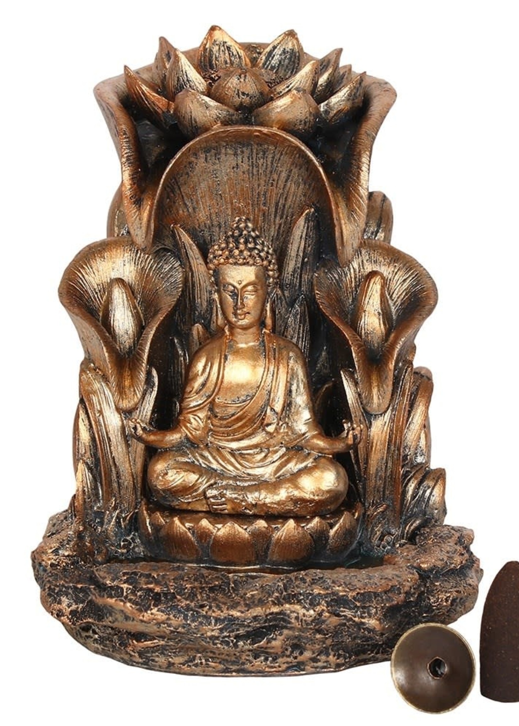 Backflow Burner - Gold Buddha