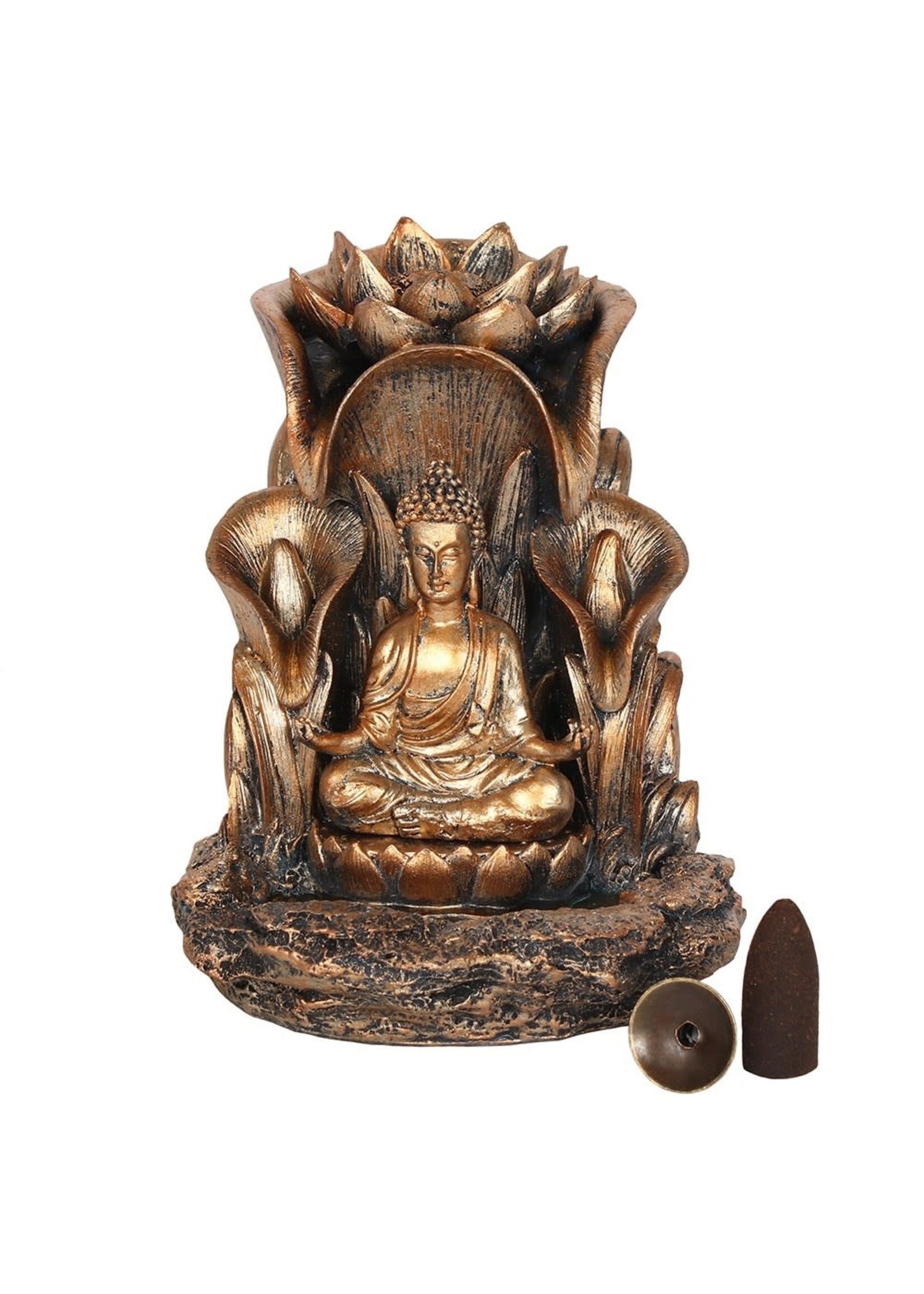 Backflow Burner - Gold Buddha