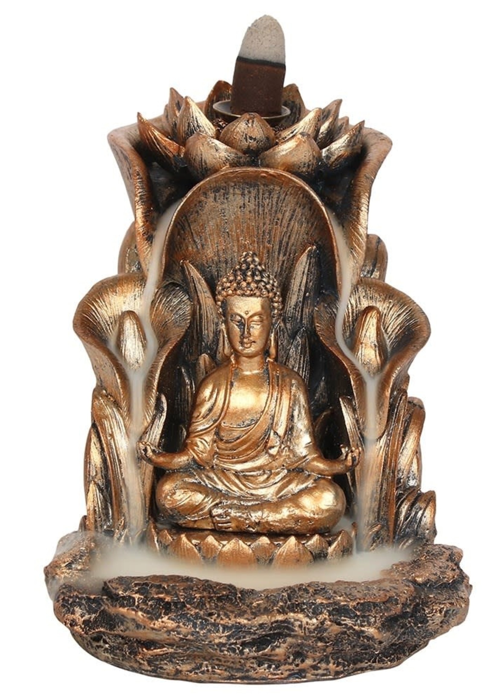 Backflow Burner - Gold Buddha