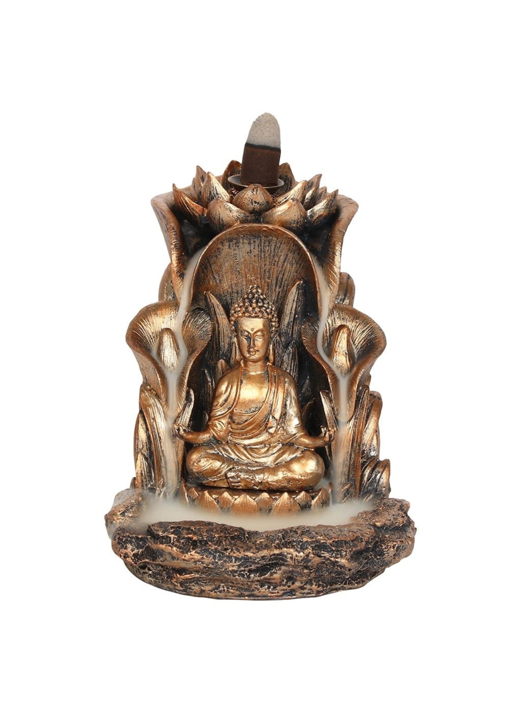 Backflow Burner - Gold Buddha