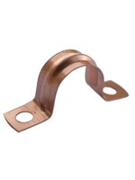 Securplumb Saddle Clips 22mm Copper