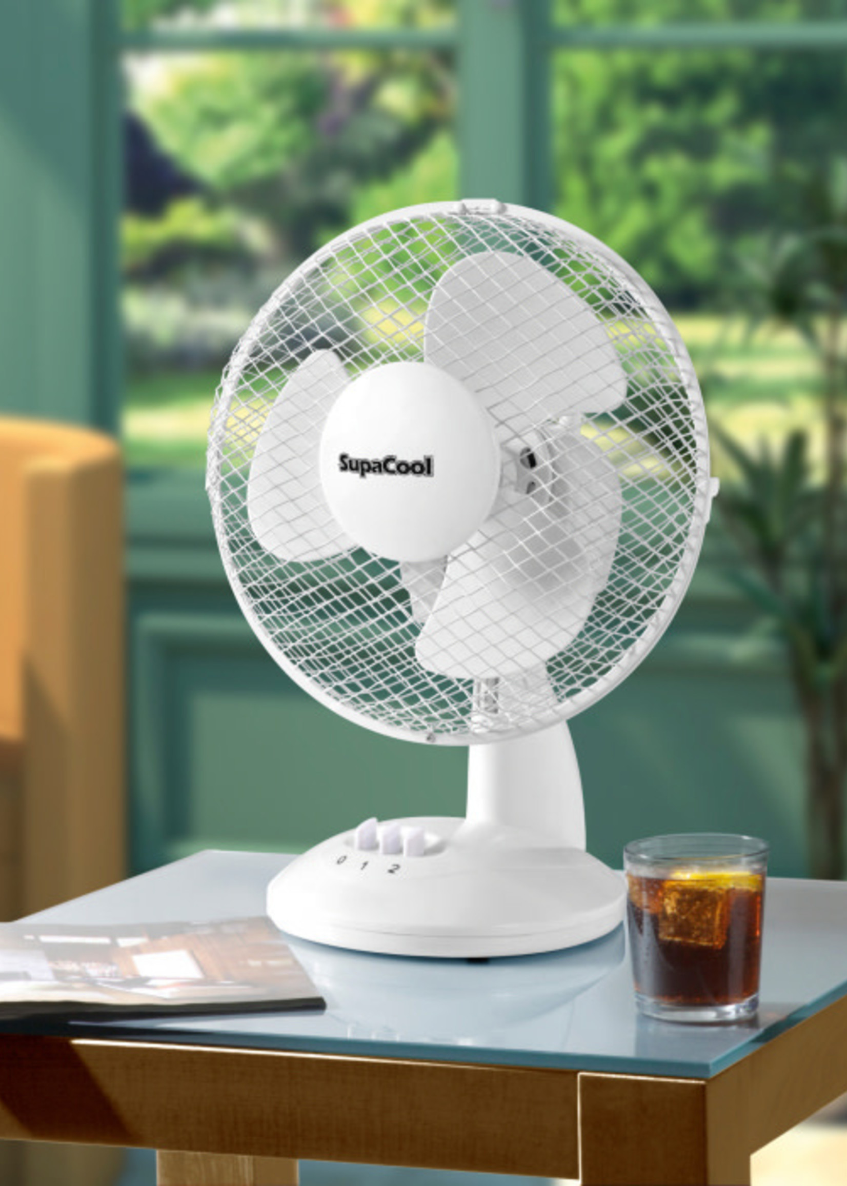 SupaCool SupaCool Oscillating Desk Fan 9"