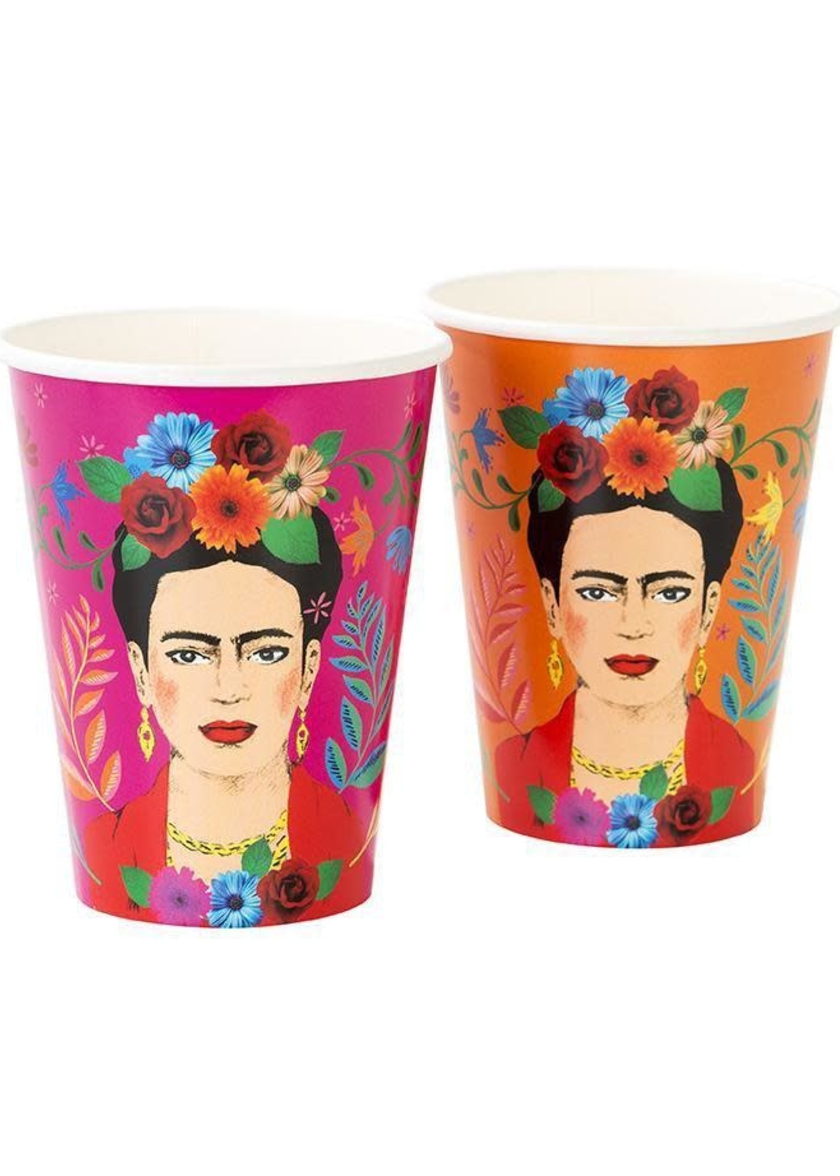 Frida Kahlo Paper Cups