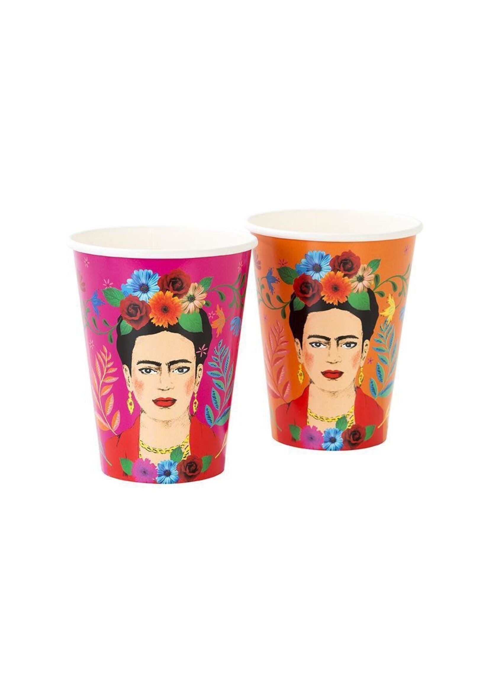 Frida Kahlo Paper Cups