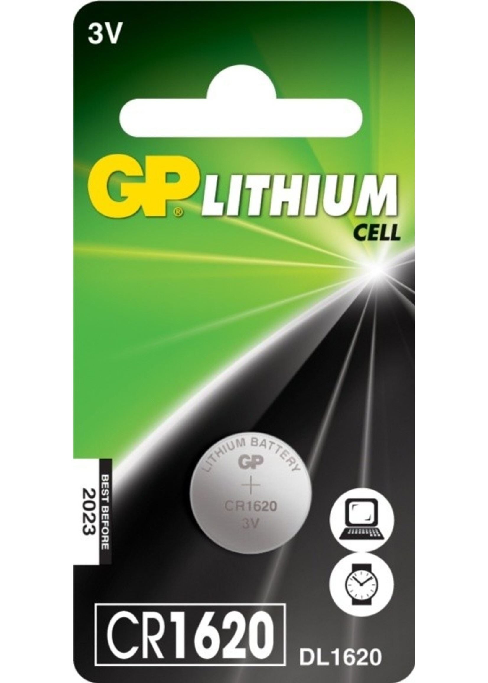 GP GP Lithium Cell Battery CR1620