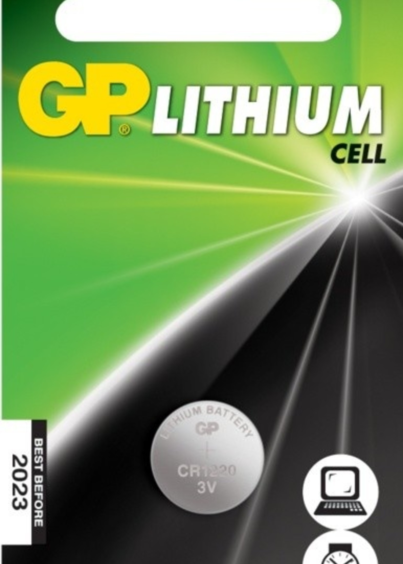 GP GP Lithium Button Cell Battery CR1220