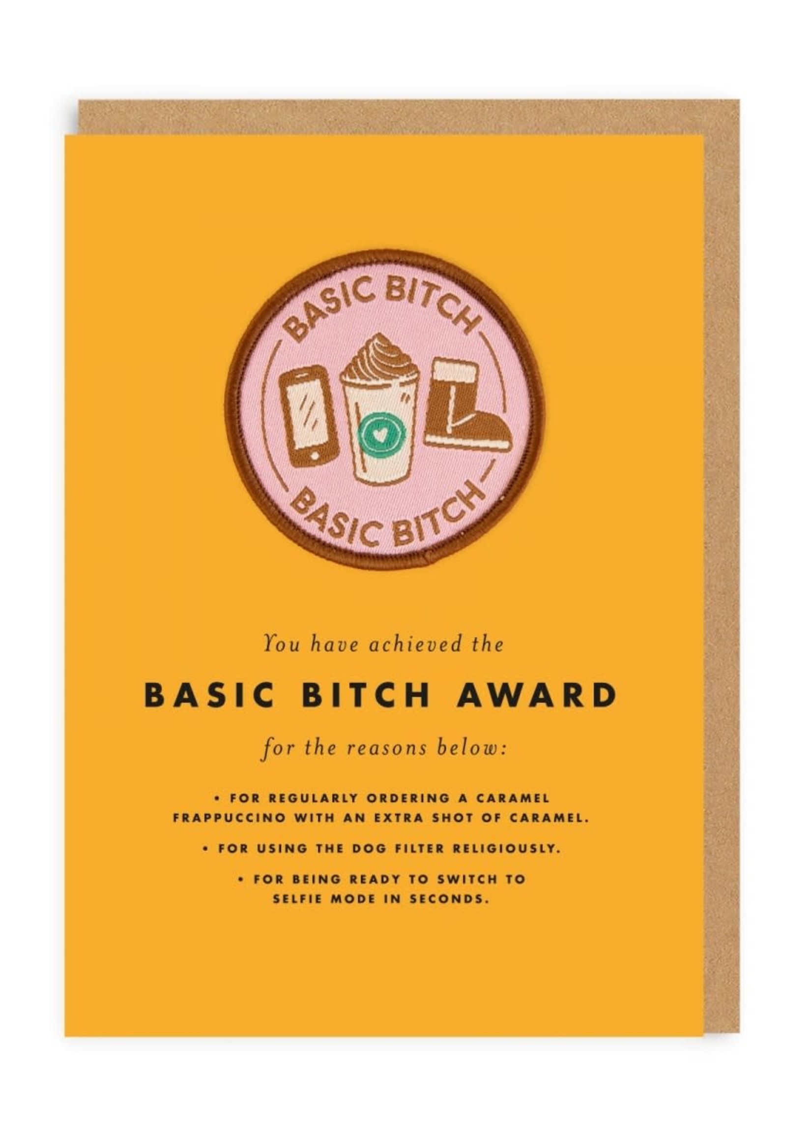 Ohh Deer Basic Bitch card