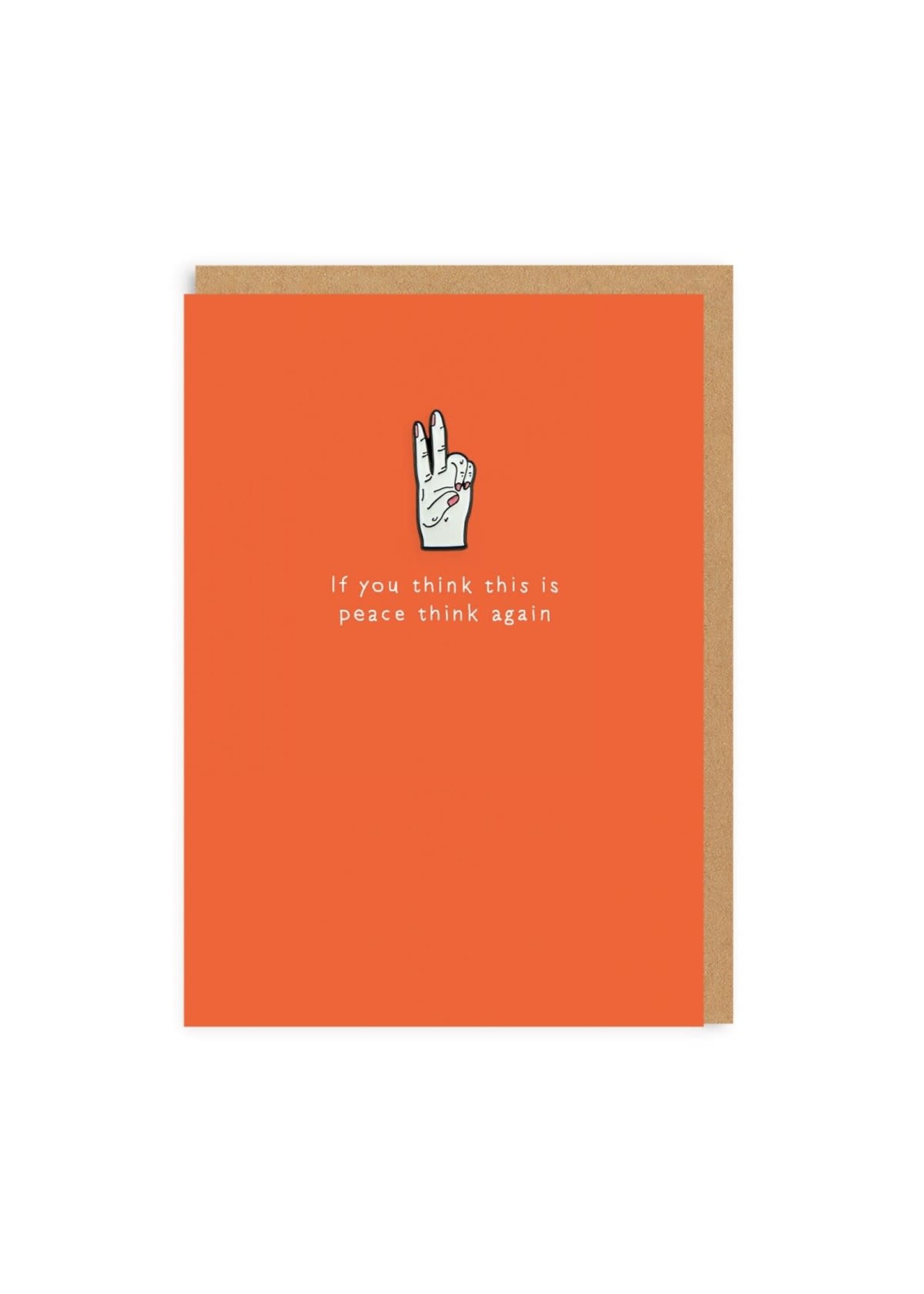 Ohh Deer Pin Badge Card