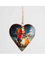 Sass & Belle Retro santa & kids hanging decoration