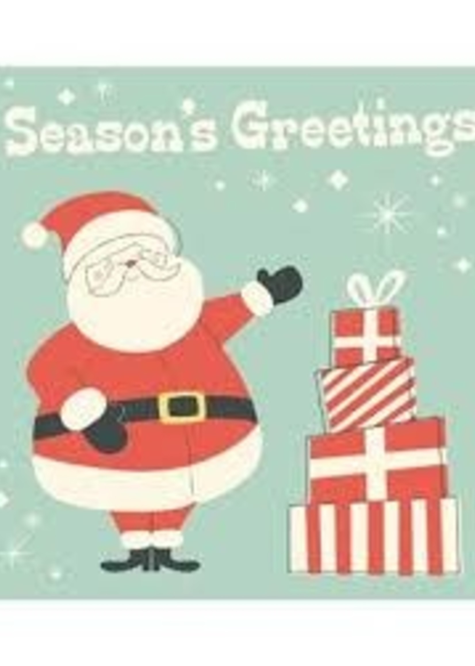 Rex Season's greetings santa card