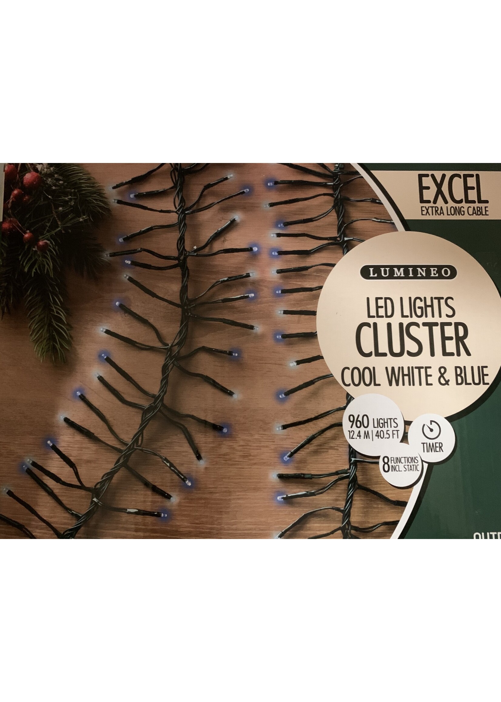 Lumineo Cluster Lights - Compact Twinkle LED indoor/outdoor - multi-function