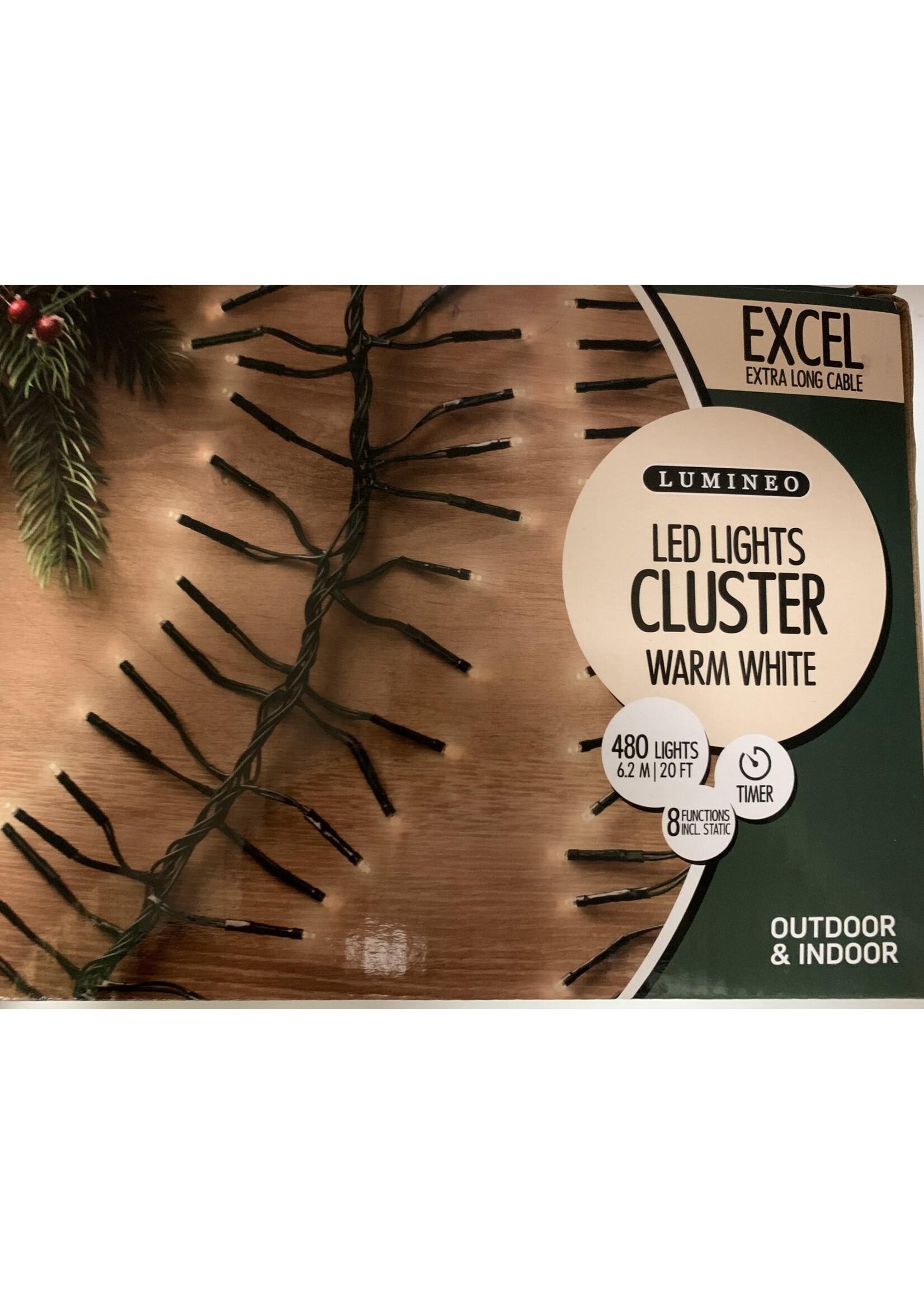 Lumineo Cluster Lights - Compact Twinkle LED indoor/outdoor - multi-function