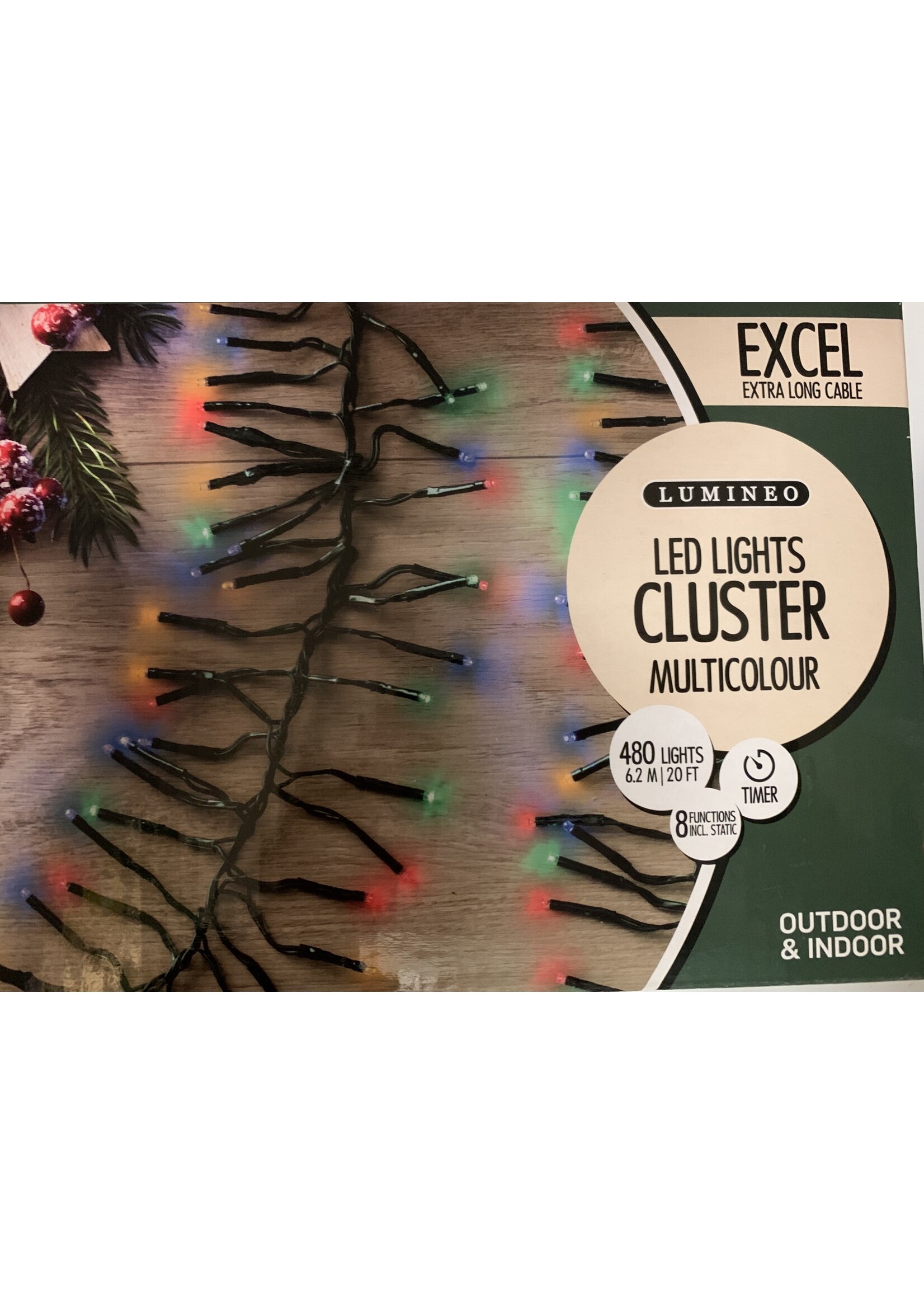 Lumineo Cluster Lights - Compact Twinkle LED indoor/outdoor - multi-function