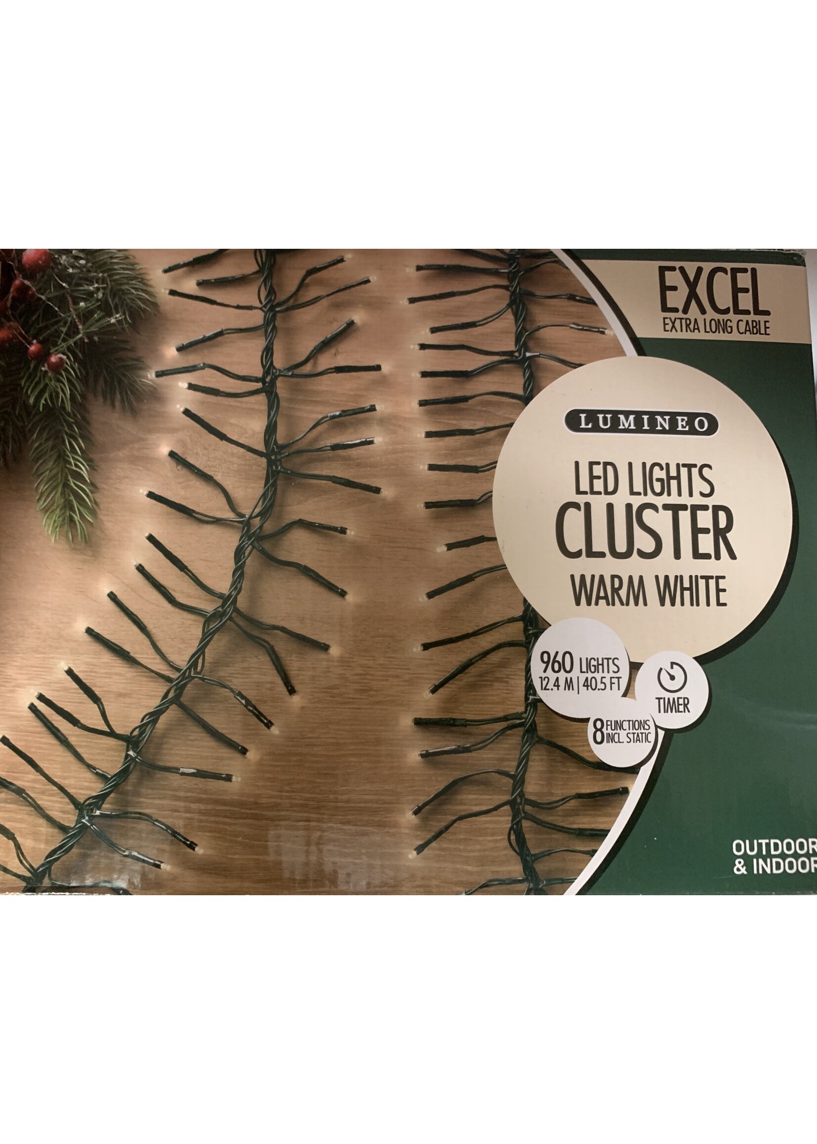 Lumineo Cluster Lights - Compact Twinkle LED indoor/outdoor - multi-function