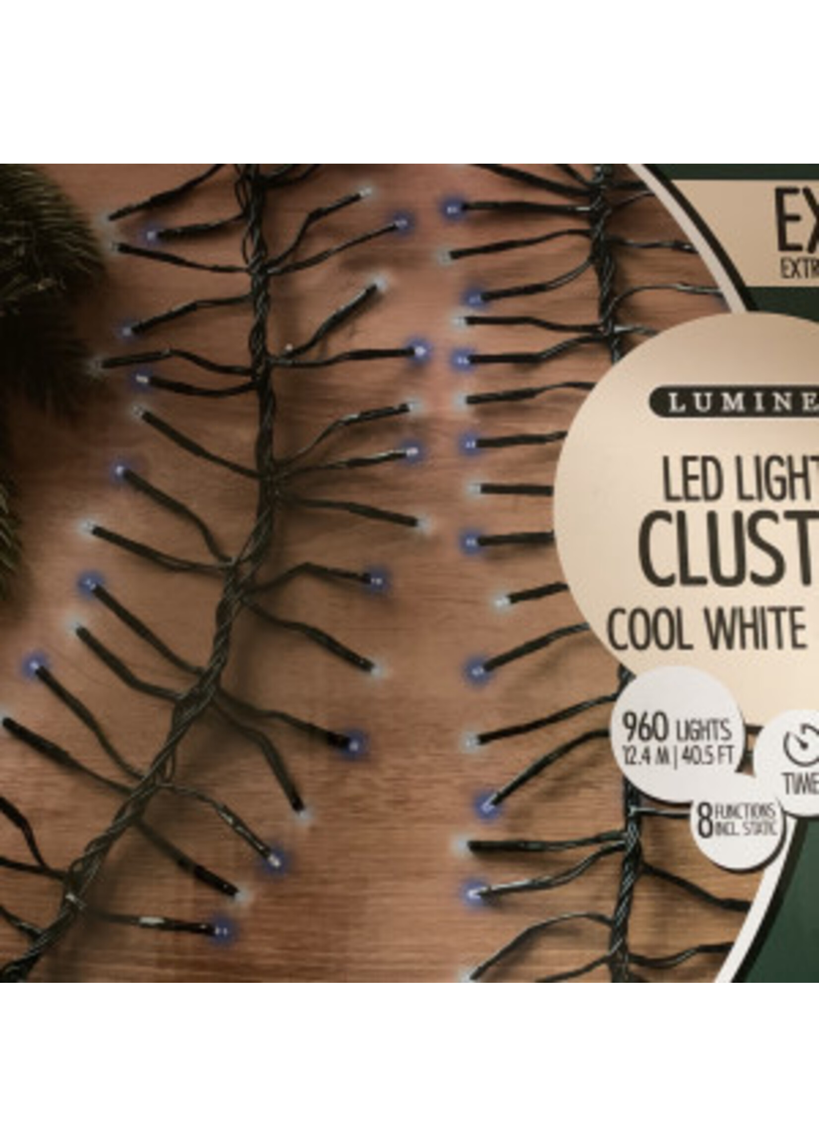 Lumineo Cluster Lights - Compact Twinkle LED indoor/outdoor - multi-function