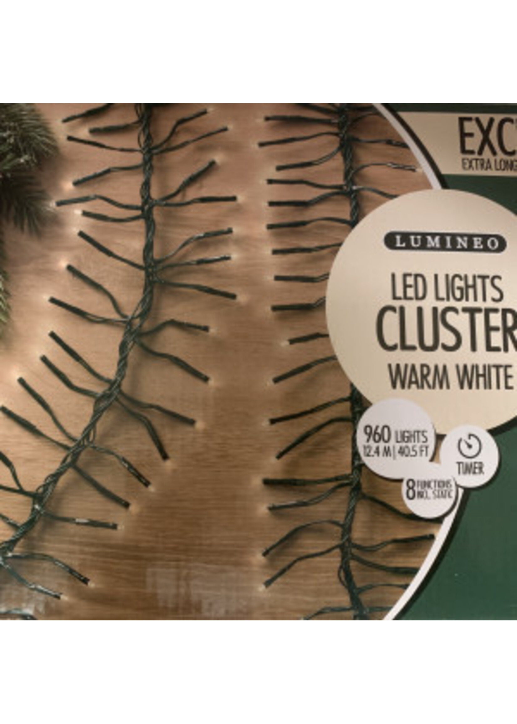 Lumineo Cluster Lights - Compact Twinkle LED indoor/outdoor - multi-function