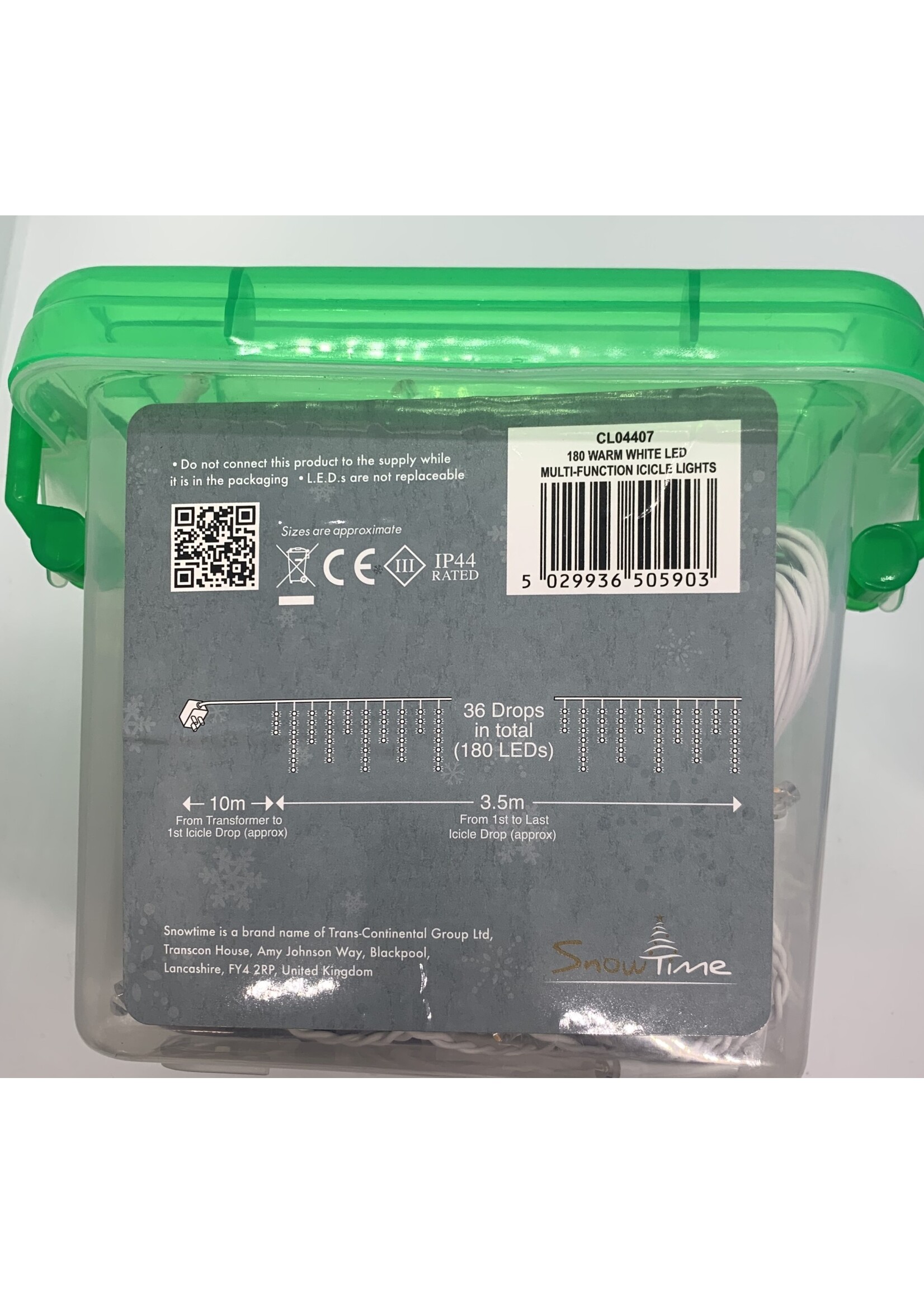 Snowtime Icicle lights multi function - indoor/outdoor