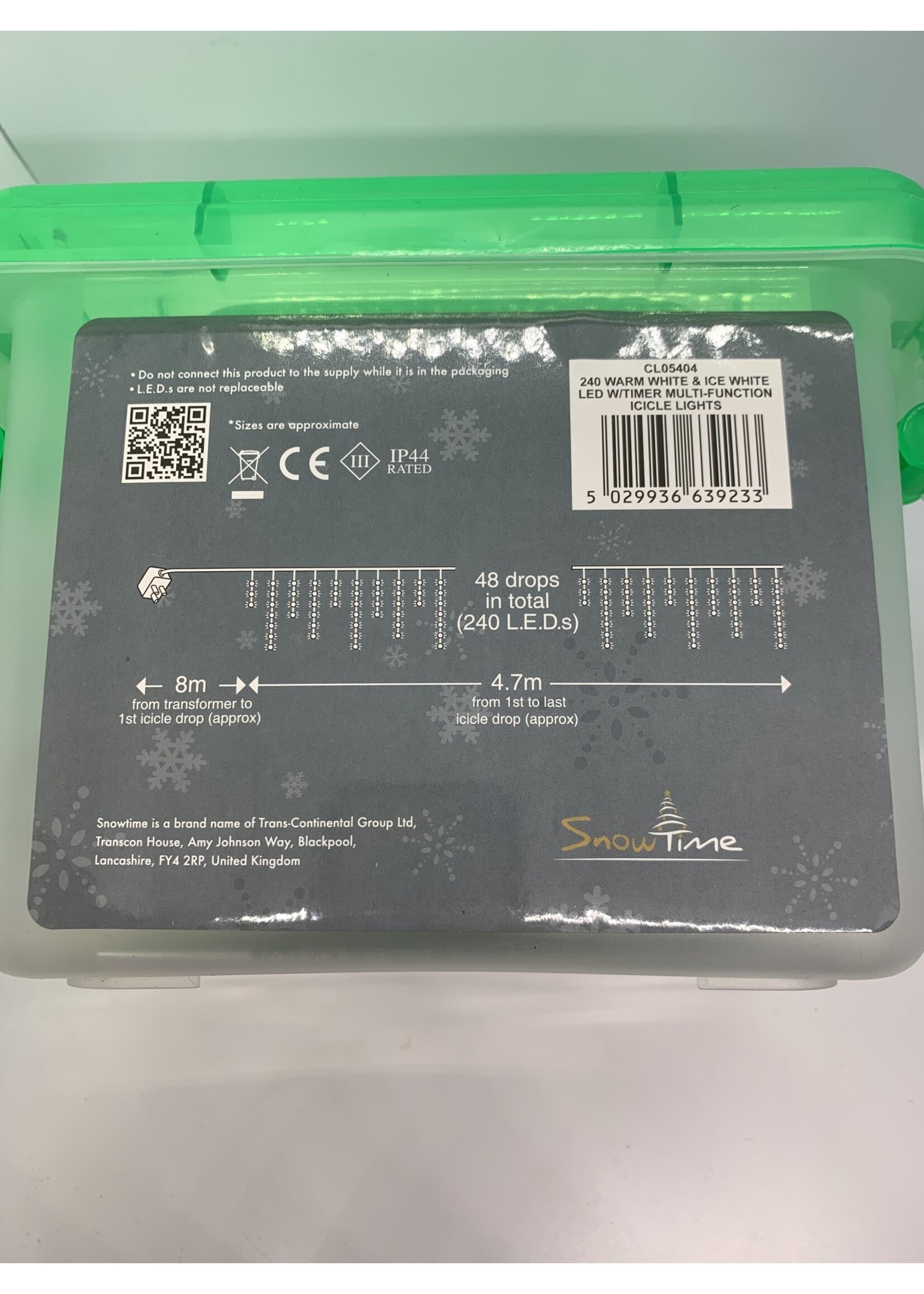 Snowtime Icicle lights multi function - indoor/outdoor