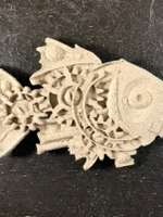 Woodubend No. 2016 Steampunk Fish 16 cm x 10 cm