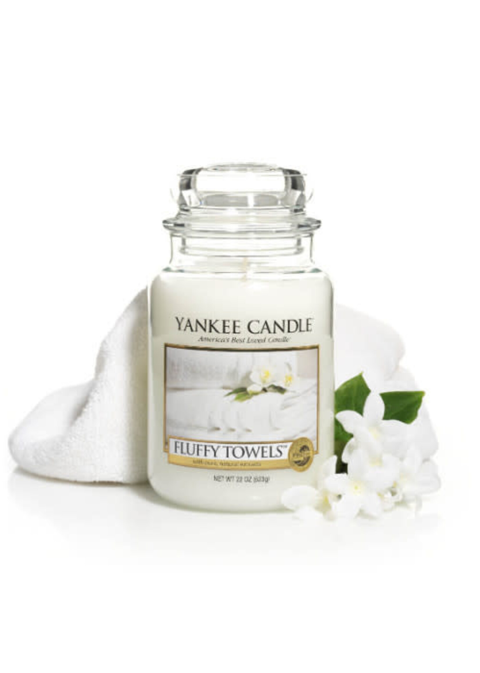 Yankee Yankee Fluffy Towels Candle Large Jar