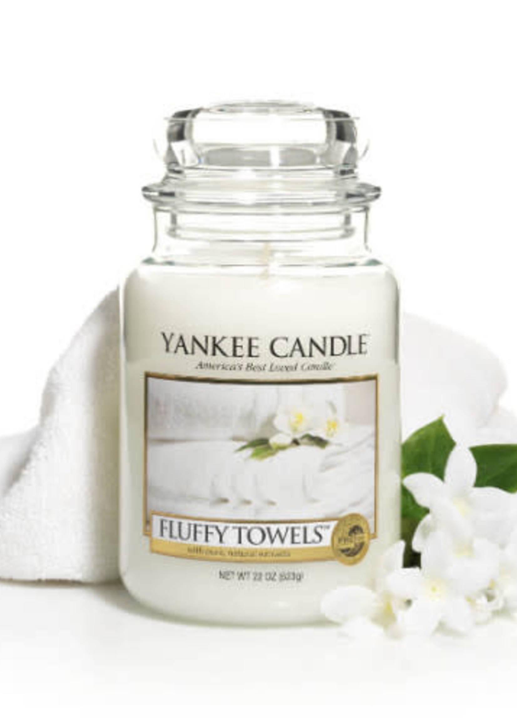 Yankee Fluffy Towels Large Jar Candle