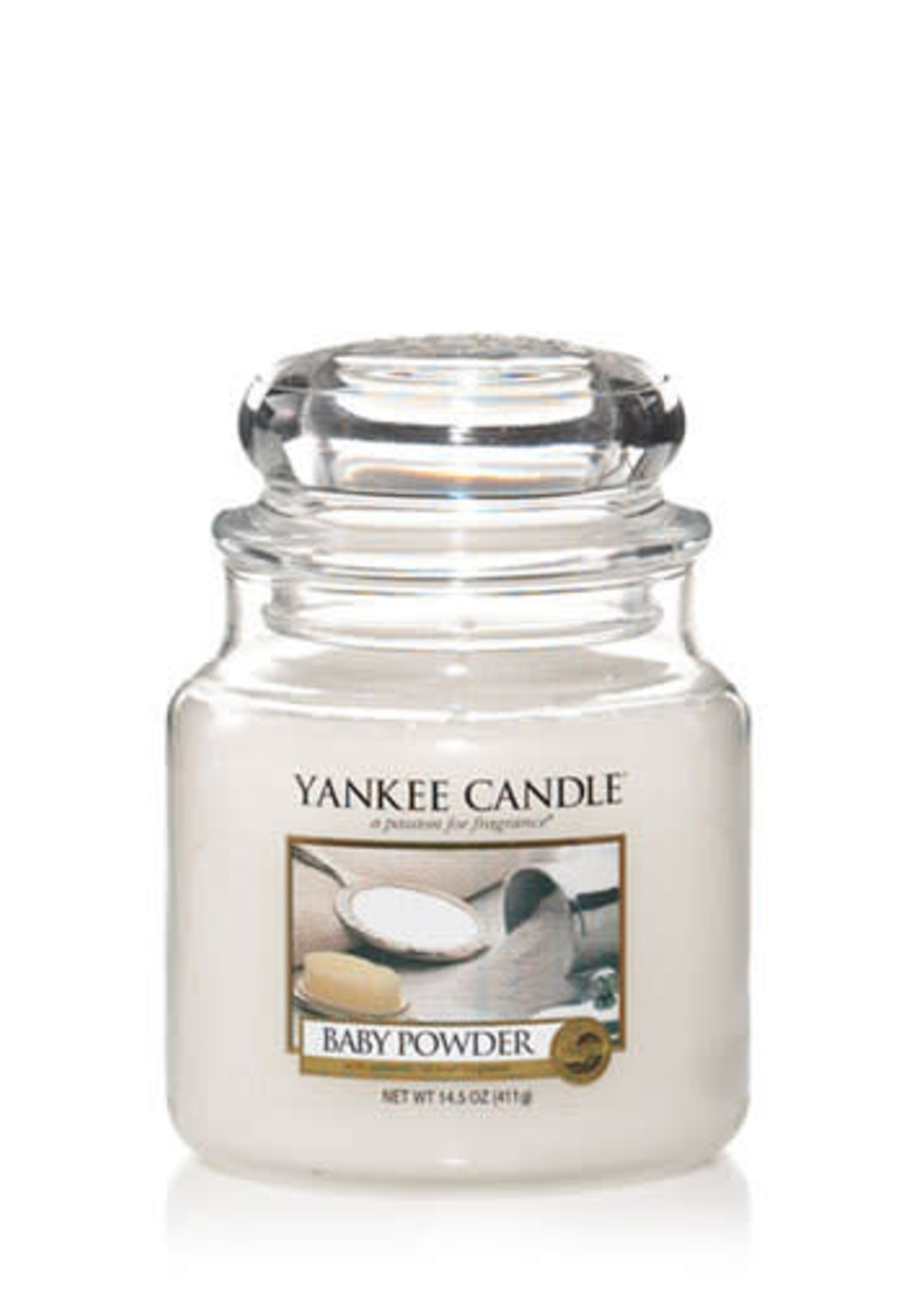 Yankee Baby Powder Medium Jar candle
