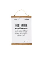 Sass & Belle Wood Print Hanger 31cm